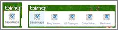 bing basemap options